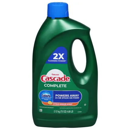 Cascade Citrus Breeze Scent Dishwasher Detergent 75 oz