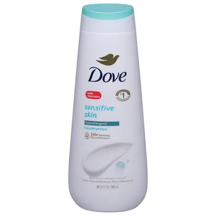 Dove Hypoallergenic Sensitive Skin Body Wash 20 fl oz