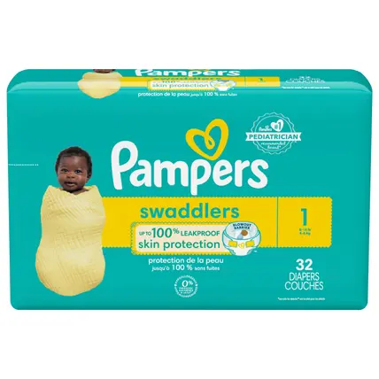 Pampers Swaddlers Newborn Diaper Size 1 32 Count