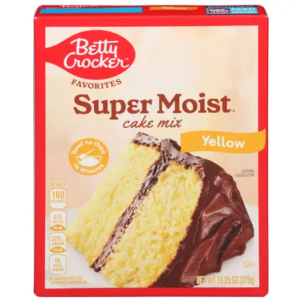 Super Moist Yellow Cake Mix 13.25 oz