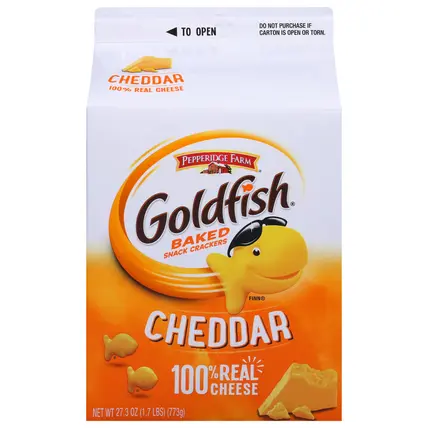 Goldfish Cheddar Baked Snack Crackers 27.3 oz