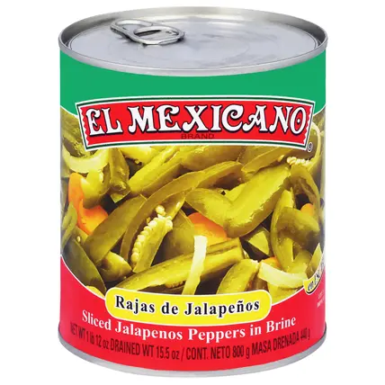 Sliced Jalapenos Peppers in Brine 800 g