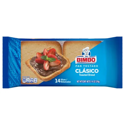 Pan Tostado Blanco, Original Toasted White Bread , 14 count