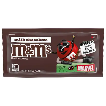 Milk Chocolate Candy, Full Size, 1.69 oz Bag