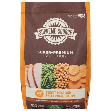 Supreme Source Super-Premium Turkey Meal and Sweet Potato Recipe Dog Food 11 lb