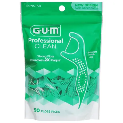 Professional Clean Floss Picks 90 ea
