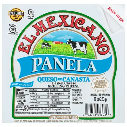 Grilling Cheese Panela Basket Cheese 10 oz