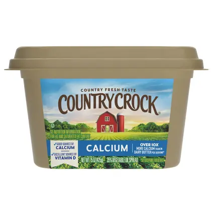 Country Crock Calcium Buttery Spread Tub 15 oz