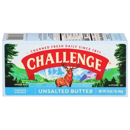 Challenge Unsalted Butter 4 ea