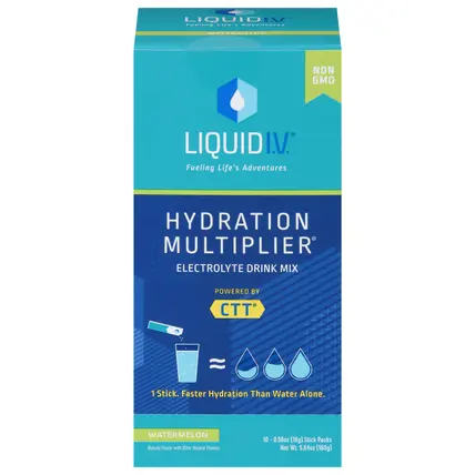 Hydration Multiplier Watermelon Electrolyte Drink Mix 10 - 0.56 oz Stick Packs