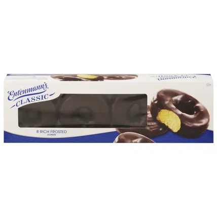 Entenmann's Classic Rich Frosted Donuts 8 ea