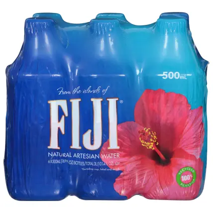 Fiji Natural Artesian Water 6 - 16.9 fl oz Bottles
