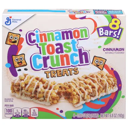 Cinnamon Toast Crunch Treats 8 - 0.85 oz Bars
