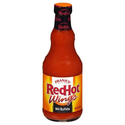 Frank's RedHot Hot Buffalo Wings Hot Sauce, 12 fl oz