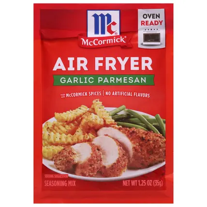 McCormick Air Fryer Garlic Parmesan Seasoning Mix 1.25 oz