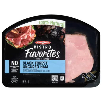 Land O'Frost Bistro Favorites Uncured Black Forest Ham 8 oz