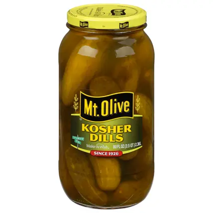 Mt. Olive Kosher Dill Pickles - 80 fl oz jar