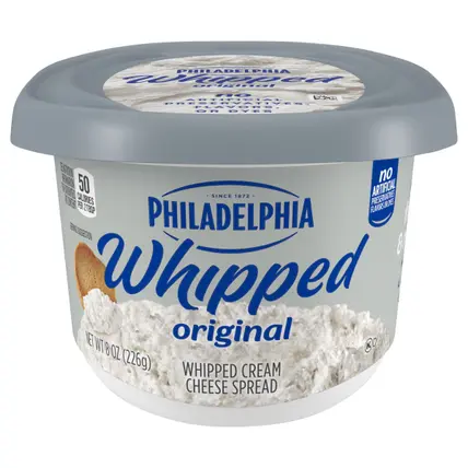 Philadelphia Original Whipped Cream Cheese Spread, 8 oz Tub