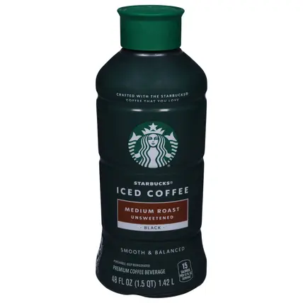 Medium Roast Premium Black Unsweetened Iced Coffee 48 fl oz