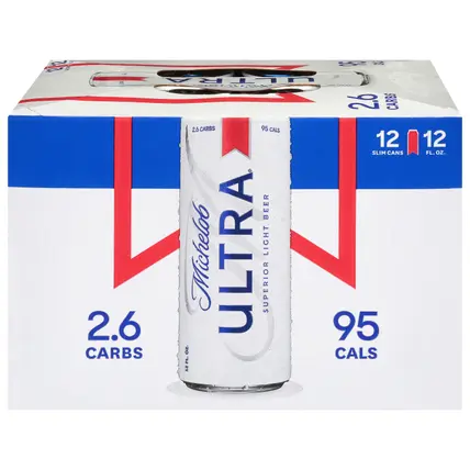 Michelob Ultra Superior Light Beer 12 - 12 fl oz Cans