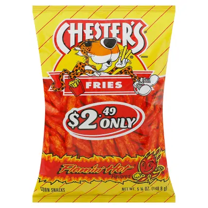 Fries Flamin' Hot Corn Snacks 5.25 oz