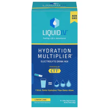 Hydration Multiplier Lemon Lime Electrolyte Drink Mix 10 - 0.56 oz Stick Packs