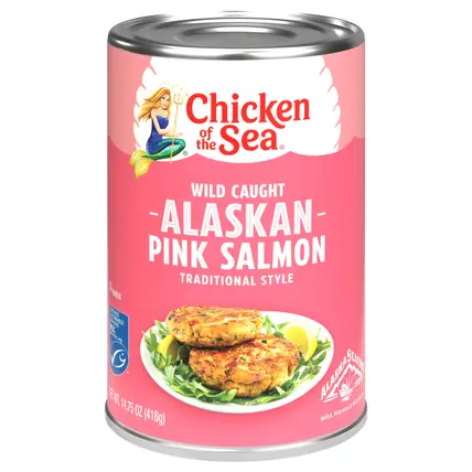 Wild Caught Alaskan Pink Salmon, Traditional Style 14.75 oz