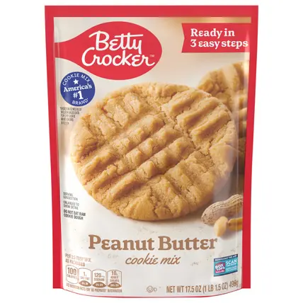 Peanut Butter Cookies, Cookie Baking Mix, Holiday Baking, 17.5 oz