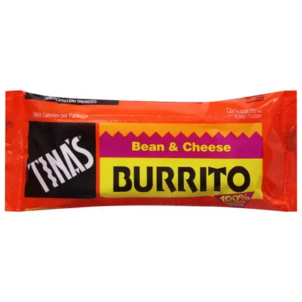 Tina's Bean & Cheese Burrito 4 oz
