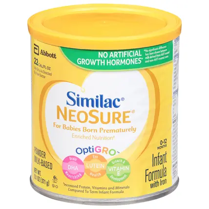 NeoSure 0-12 Months Milk-Based Powder Infant Formula with Iron 13.1 oz