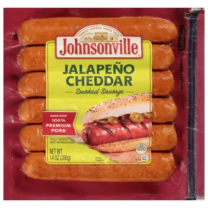 Jalapeno Cheddar Smoked Sausage 14 oz