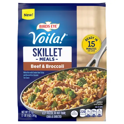 Birds Eye Voila! Beef & Broccoli, Frozen Meal, 21 oz. Bag