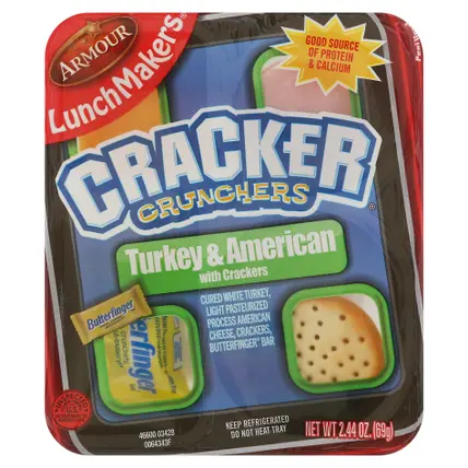 LunchMakers Turkey & American Cracker Crunchers with Crackers 2.44 oz
