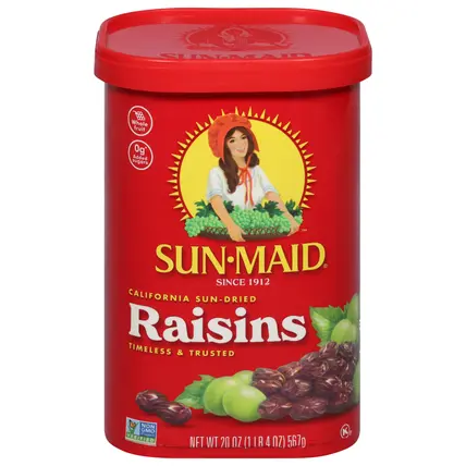 Sun-Maid® California Sun-Dried Raisins 20 oz Canister