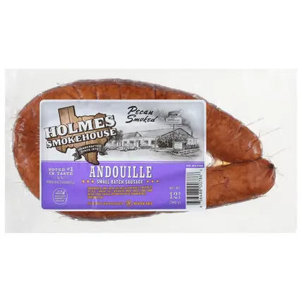 Small Batch Pecan Smoked Andouille Sausage 12 oz