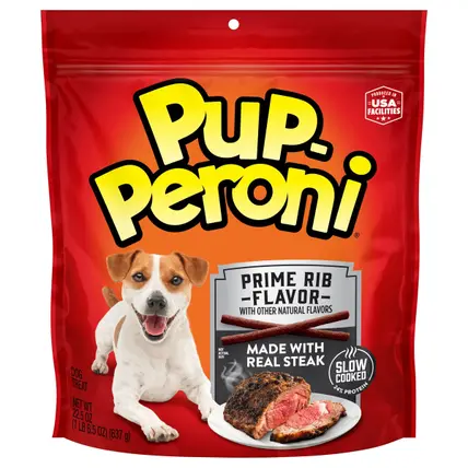 Prime Rib Flavor Dog Treats, 22.5 Oz. Bag
