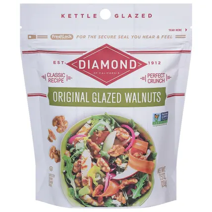 Diamond of California Glazed Original Walnuts 7.5 oz