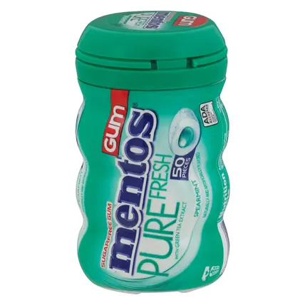 Pure Fresh Sugarfree Spearmint Gum 50 Pieces
