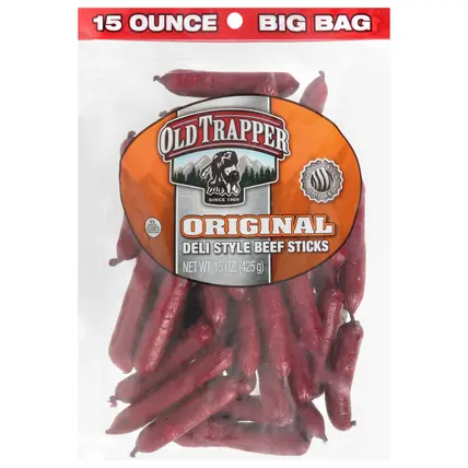 Old Trapper Deli Style Original Beef Sticks 15 oz