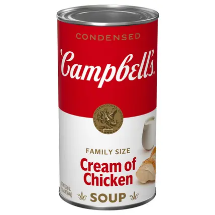 Condensed Cream of Chicken Soup, 22.6 oz Family Size Can