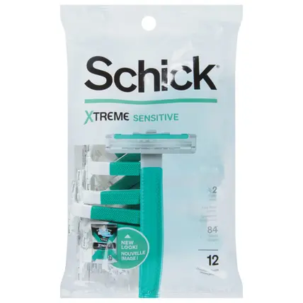 Xtreme2 Sensitive Razors 12 ea