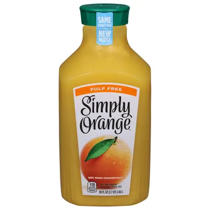 Simply Pulp Free Orange 89 fl oz