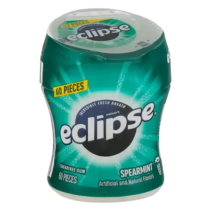 Eclipse Sugarfree Spearmint Gum 60 Pieces