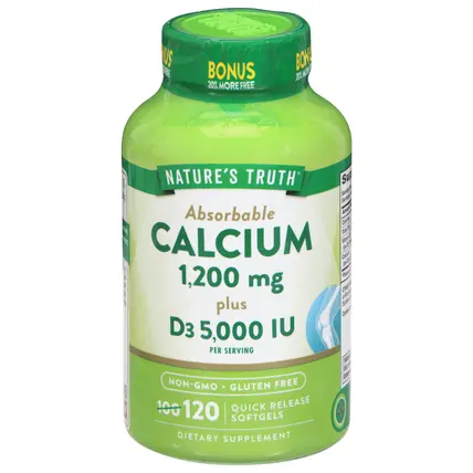 Absorbable Calcium 120 Quick Release Softgels