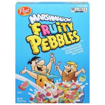 Fruity Pebbles Marshmallow Cereal 11 oz