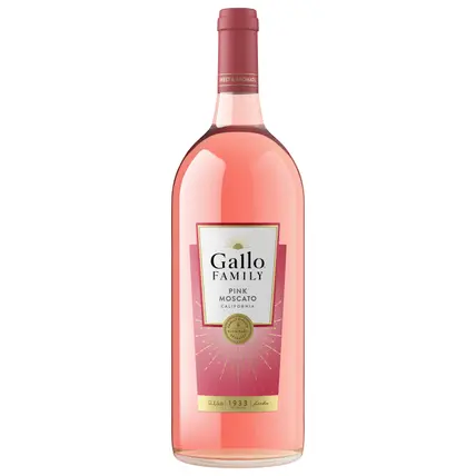 Gallo Family Vineyards Pink Moscato Wine 1.5L