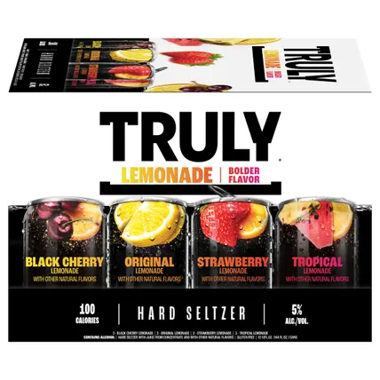 TRULY Hard Seltzer Lemonade Variety Pack (12 fl. oz. Can, 12pk.)