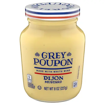Grey Poupon Dijon Mustard, 8 oz. Jar