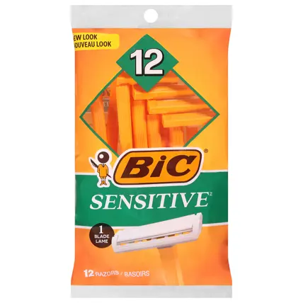 Sensitive Razors 12 Each