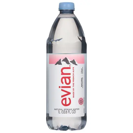 Evian Natural Spring Water 33.8 fl oz
